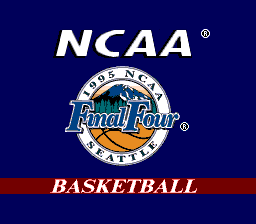 NCAA Final Four Basketball (USA) Title Screen